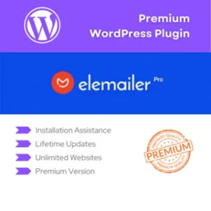 Elemailer WordPress Elementor Email Template Builder | Premium WordPress Plugin | Lifetime Updates | Latest Version