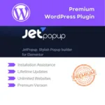 JetPopup | WordPress Popup Builder for Elementor | Lifetime Updates | Latest Version