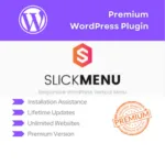 Slick Menu Responsive WordPress Vertical Menu