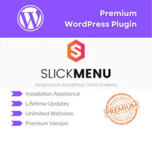 Slick Menu Responsive WordPress Vertical Menu